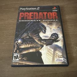 Predator Concrete Jungle Ps2 CIB