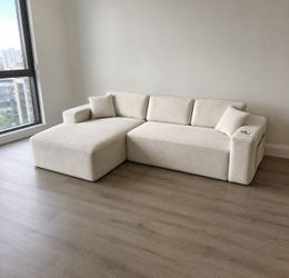 MOVING SALE: 108" L-Shaped Boneless Sectional Sofas