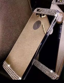 iPhone 6 Gold Mirror Rhinestone Case (Last One)