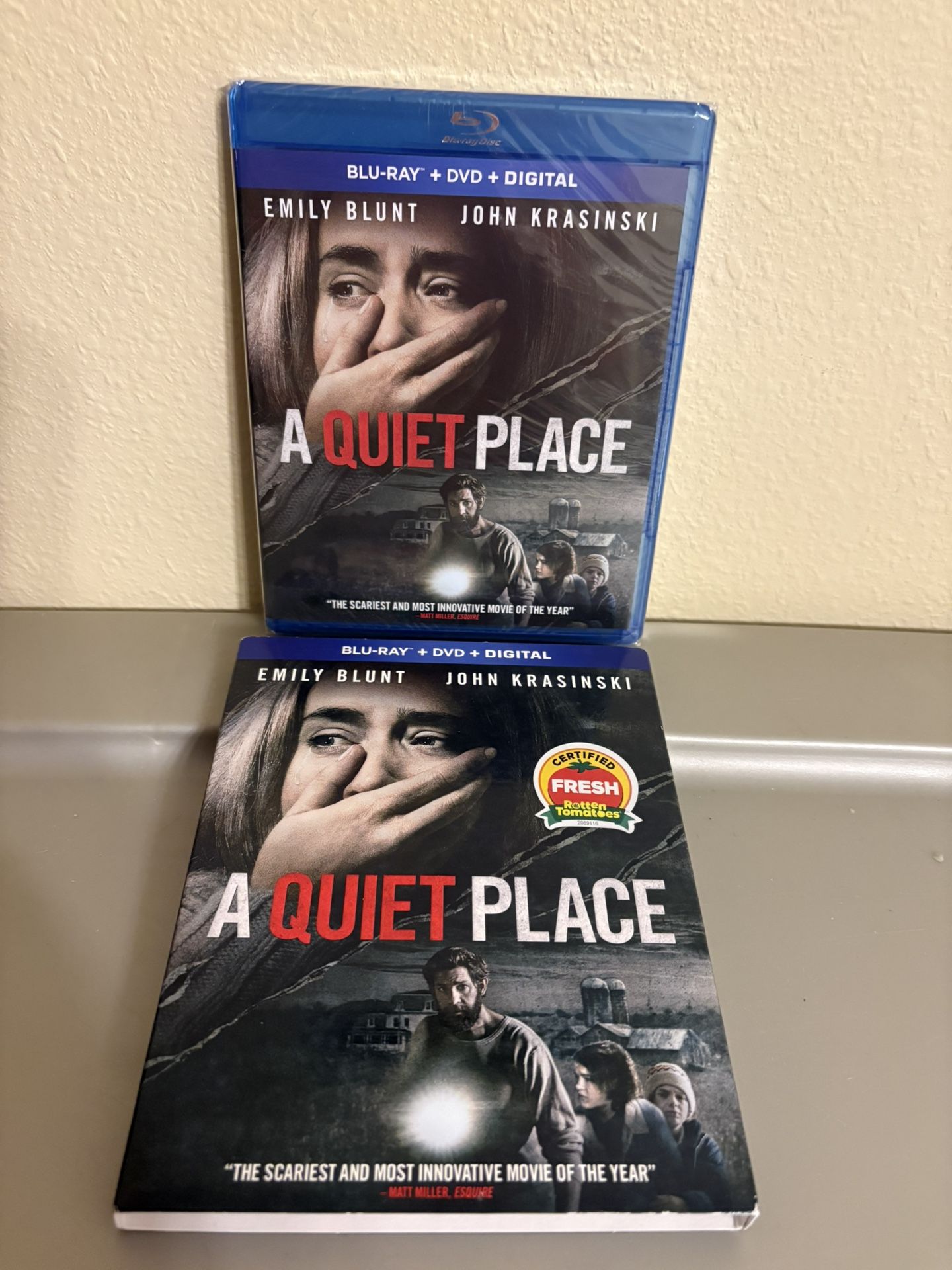 A Quiet Place Blu-Ray, DVD, & Digital W/Sleeve Movie