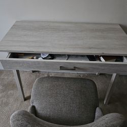 Target desk and chair