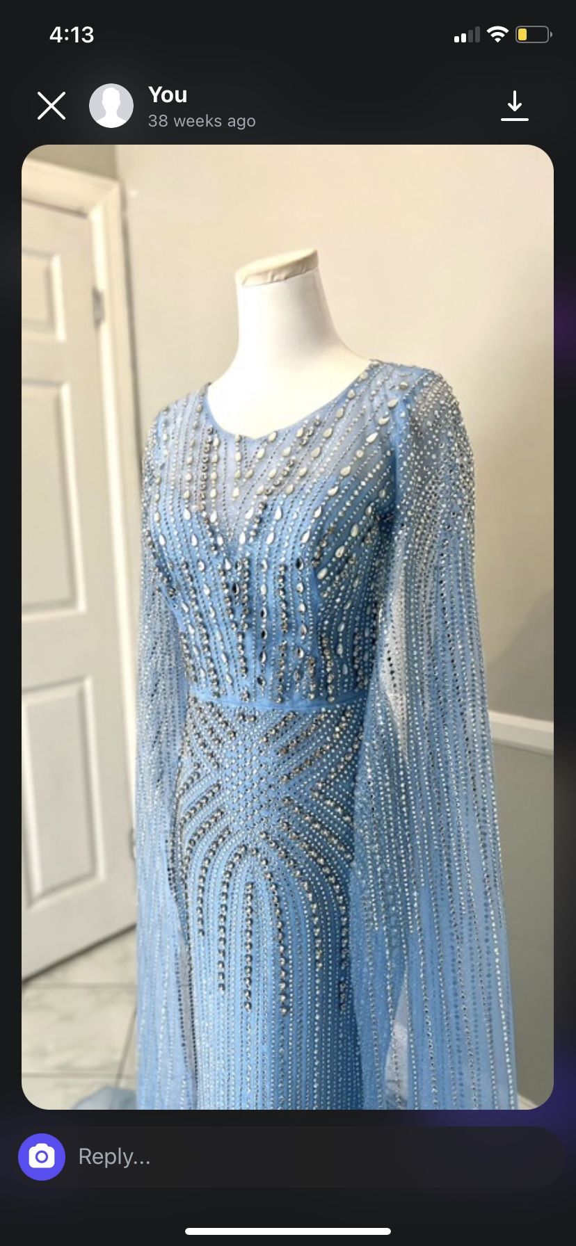Light blue dress