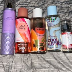 Set of Body Sprays- VS Pink & Bath and Body Works