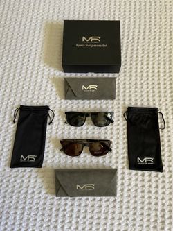 2 Pack Sunglasses Set By Mack Russo (Unisex)