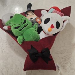 Disney Tim Burton's The Nightmare Before Christmas Valentine 14-inch Large Plush Bouquet