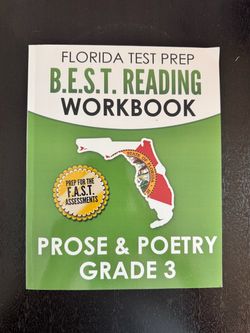 Florida Test Prep B.E.S.T. Reading Workbook Grade 3