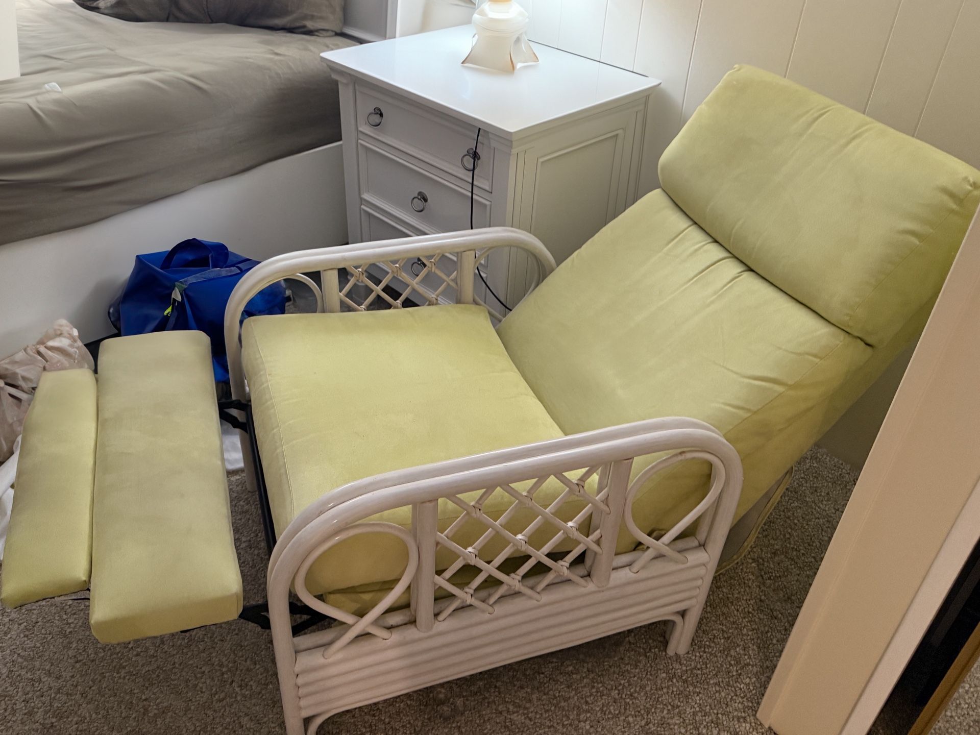 Wicker Recliner