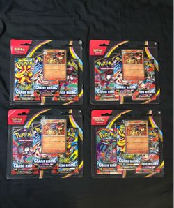 x4 Pokemon Chaos Rising Blister Pack