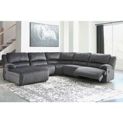 Gorgeous grey reclining sofa! Other couch and love seat deals here