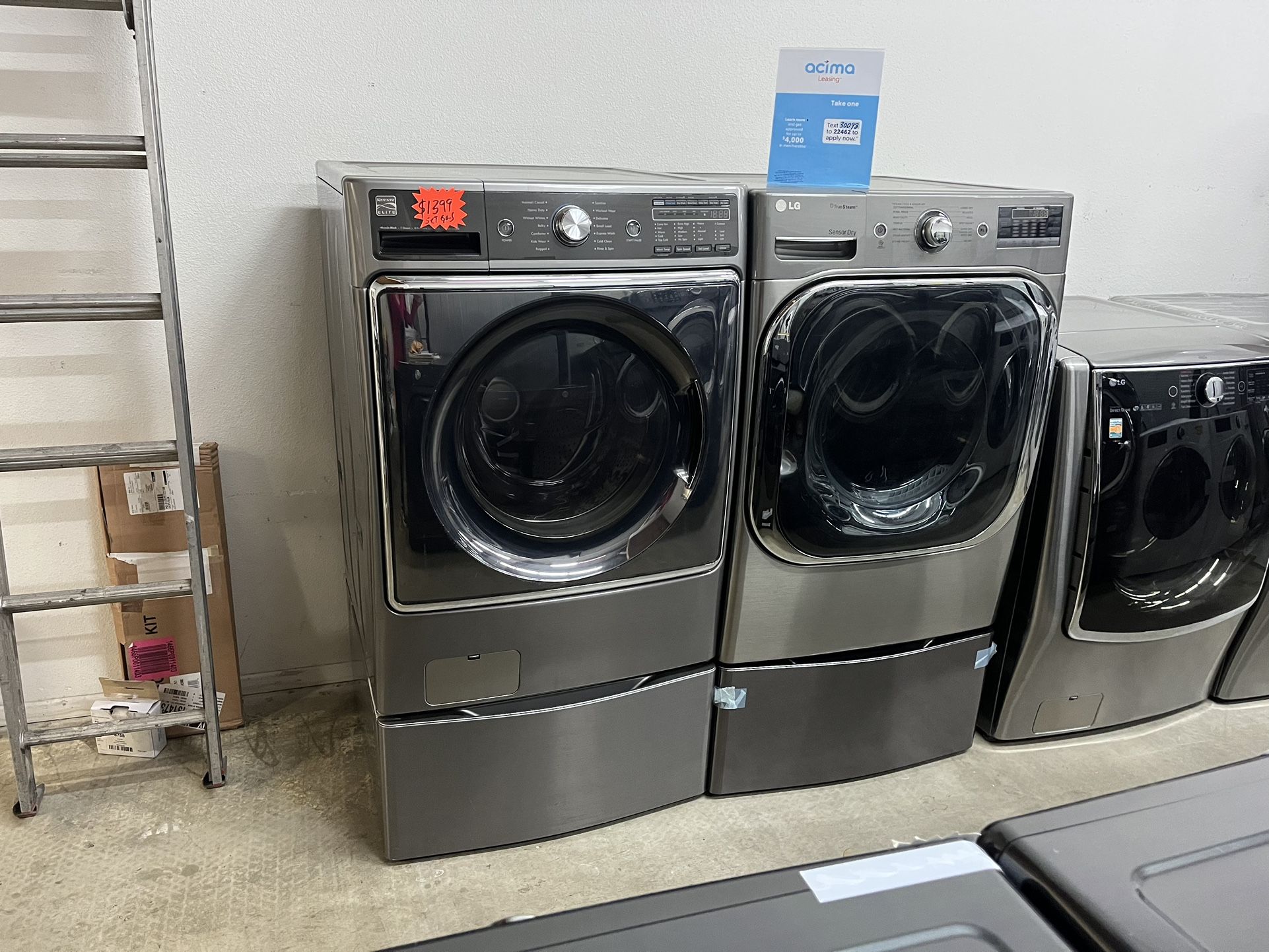 KENMORE WASHER AND GAS DRYER