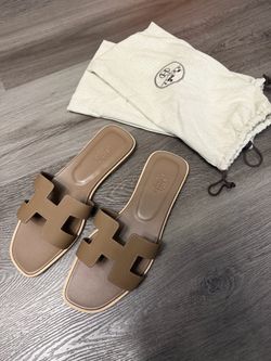 Hermes shoes sandals nude / sandalias marrones