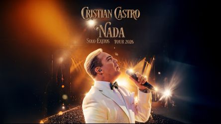 Entradas para concierto de Cristian Castro