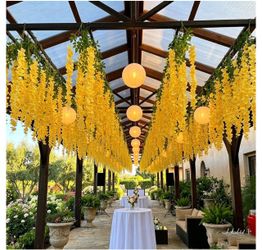 Artificial Wisteria Hanging Flowers Fake Wisteria Flower