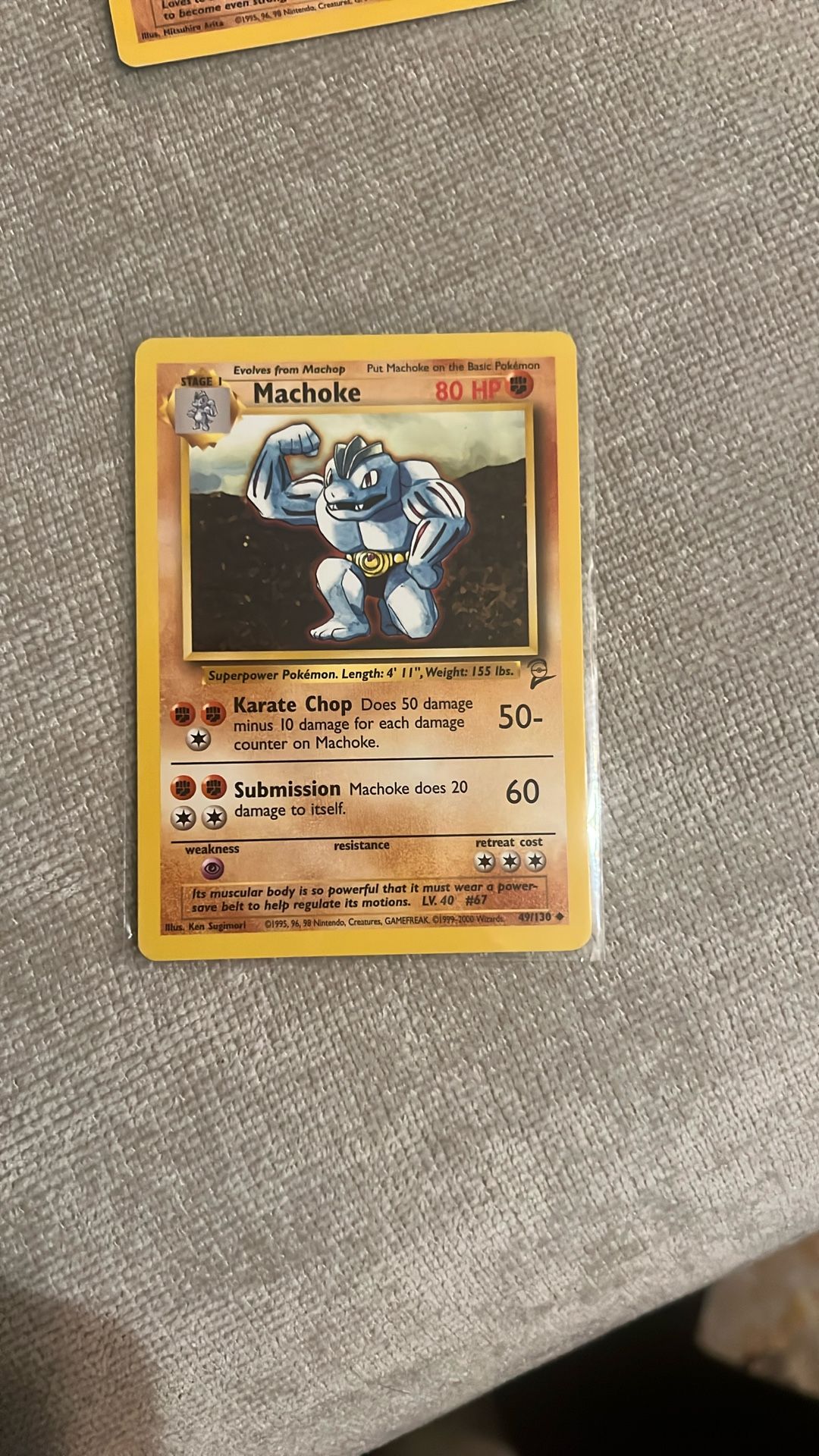 Pokemon Machoke 