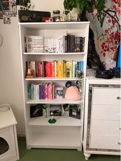 Five tier bookshelf