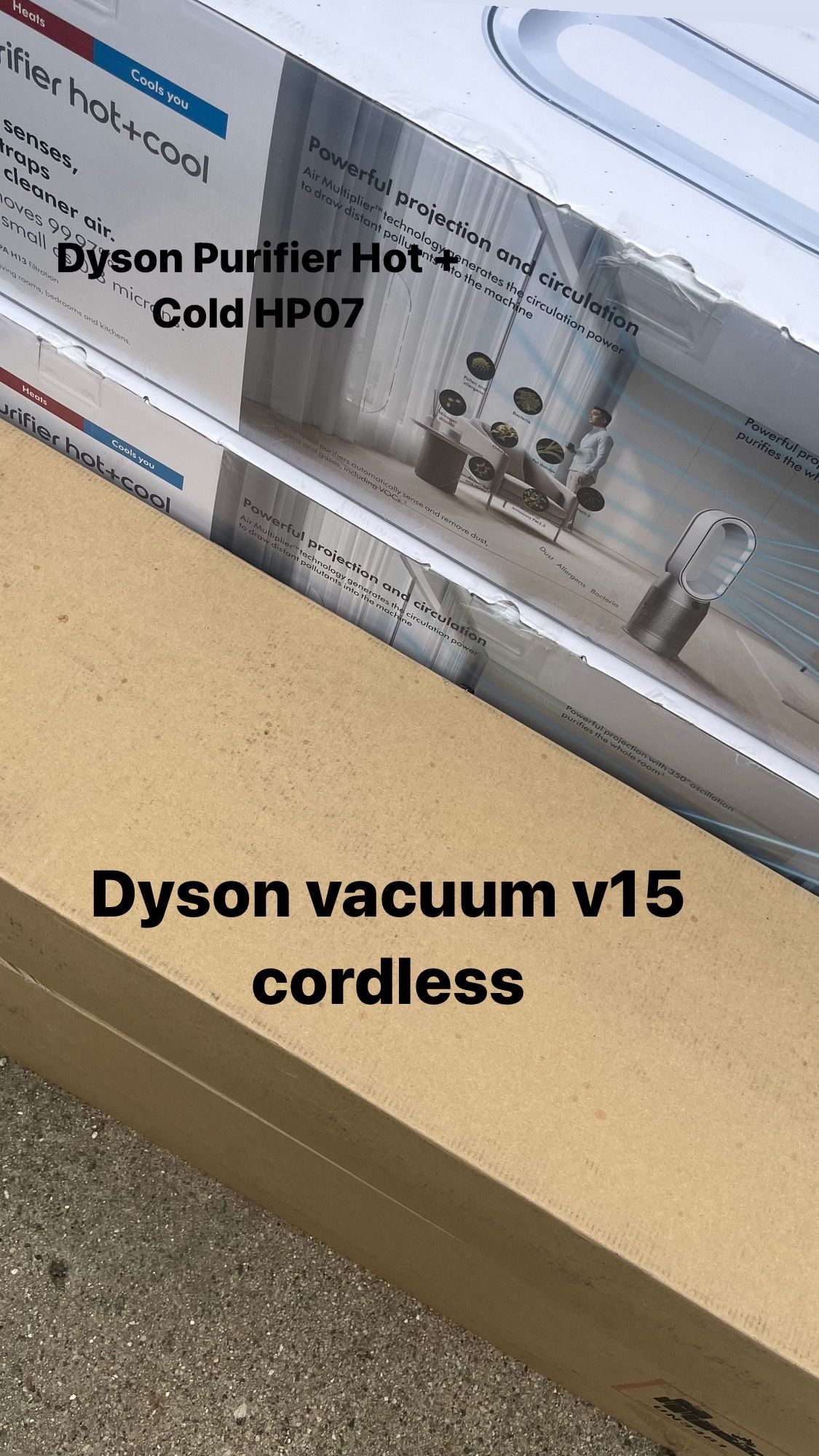 Genuine Brand New Dyson Purifier Hot+Cold HP07