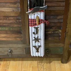 Metal Yard Snowman Decoration