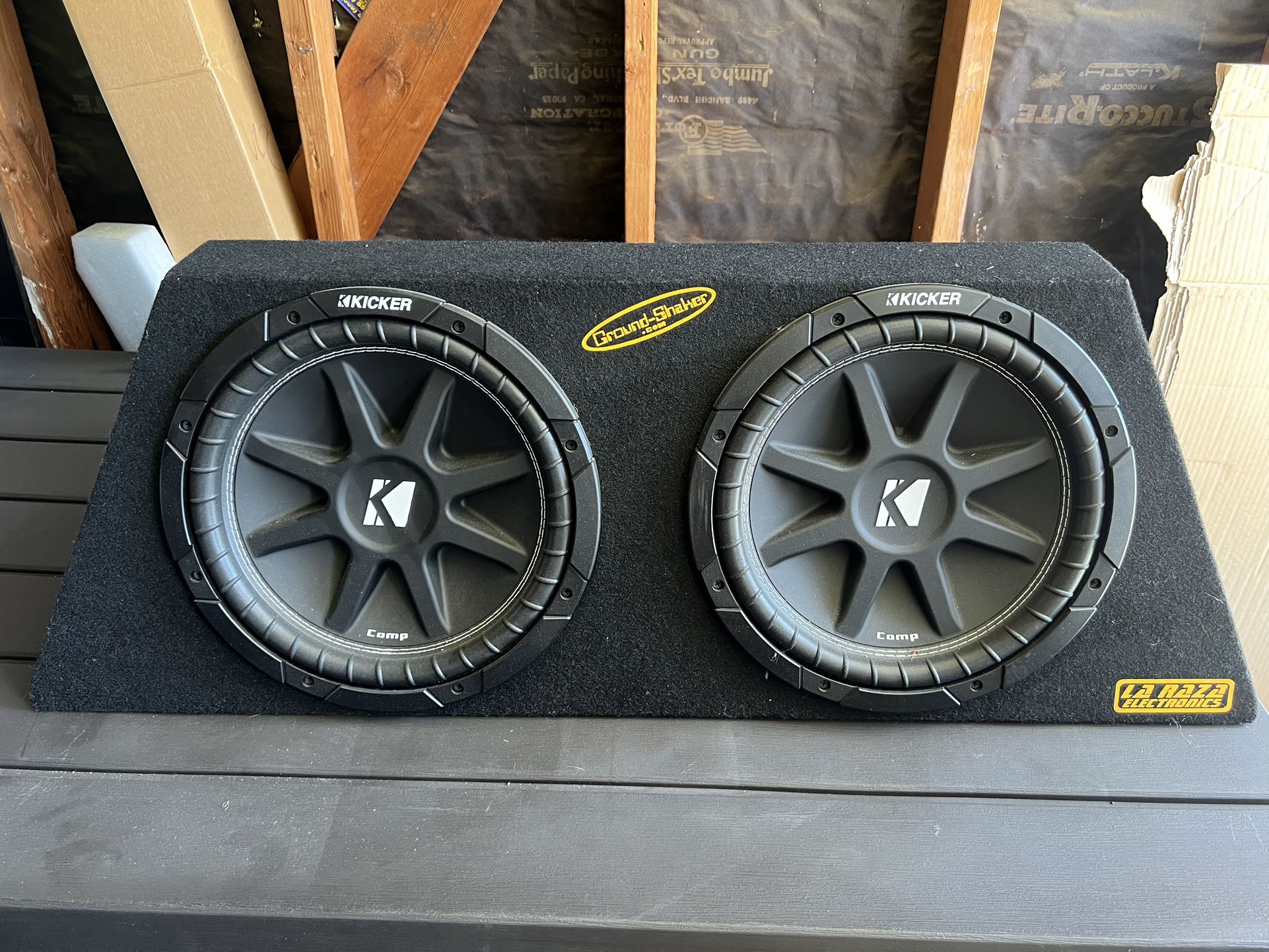 2 Kicker Subwoofers