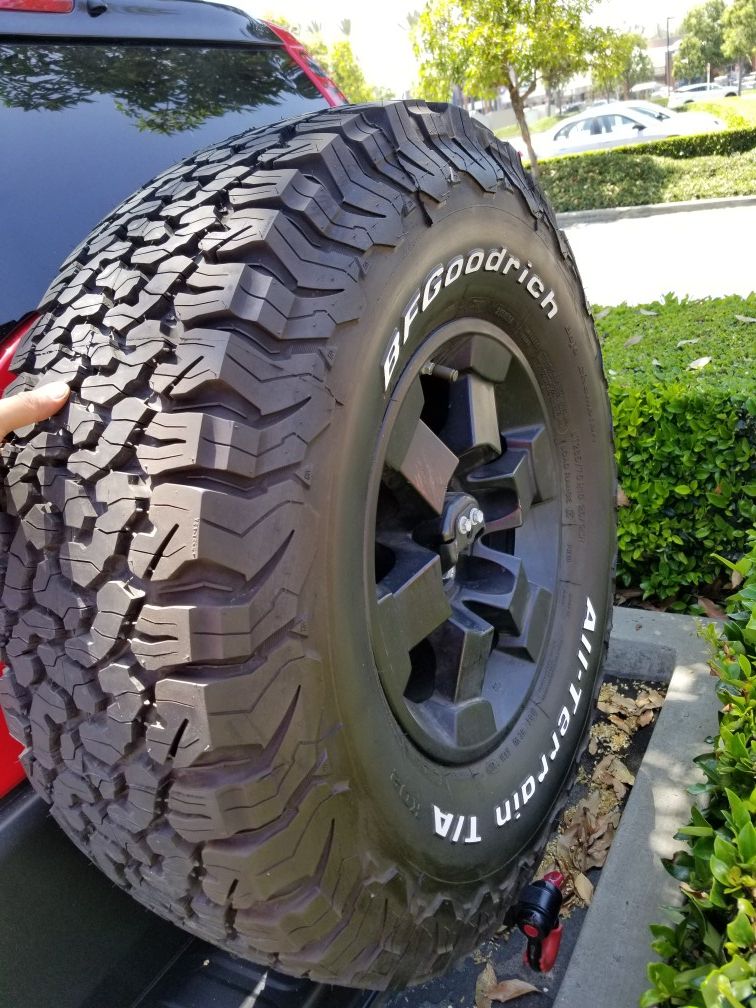 5x 285/75r16 bfgoodrich KO2 tires only