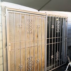 Security Door & Screen Door Set – 8ft x 6ft (Metal Heavy Duty) 