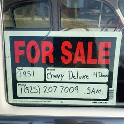 51 Chevy Sedan 4door 