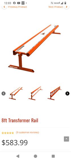 8 Ft Transformer Rail