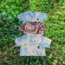 Hand Dyed Cropped Playboy Bunny T-Shirts