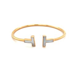 T&Co. 750 (18k) Rose Gold Mother of Pearl Cuff