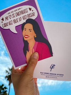 Selena Valentines greeting card