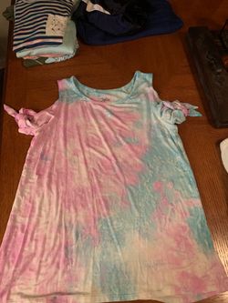 Like New Justice for girls (7-14) cute silky shirt 14/26