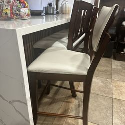 2 Bar Stools And A Bench 