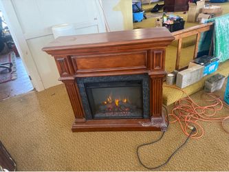 Warm, beautiful electric fireplace