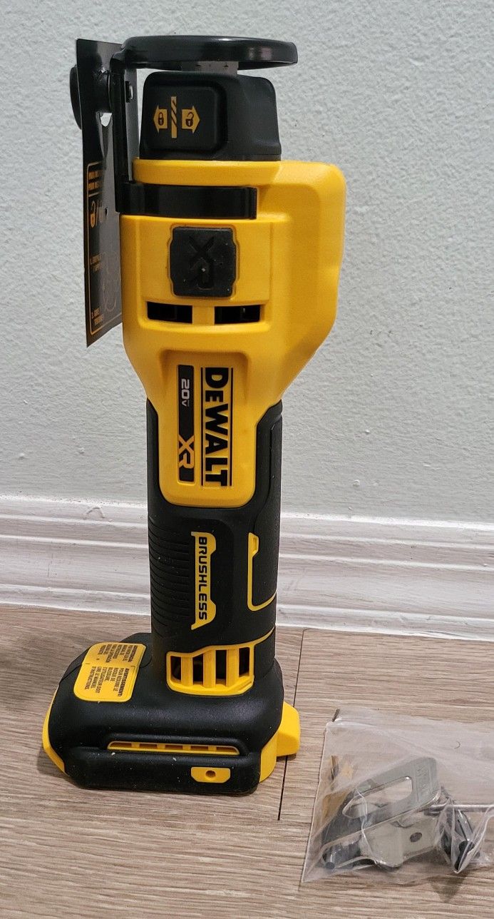 DEWALT XR 20V LITHIUN-ION CORDLESS ROTARY DRYWALL CUT-OUT TOOL (TOOL ONLY)