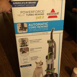 Bissell Powerforce Turbo Rewind Brand New Nevered Open