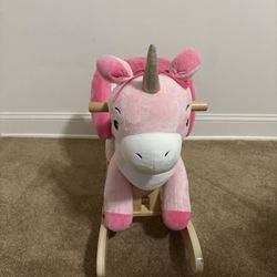 Baby Rocking Horse, Ride Unicorn, Kid Ride On