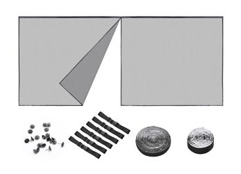 Magnetic Screen Mesh Curtain for Patio Screen Door fits 2 Car Garage 16x7ft - Home Business - New Year’s Sale