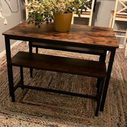 Brand New Dining Table With Bench Seats