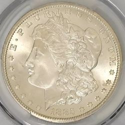 1885 CC Morgan Silver Dollar $1