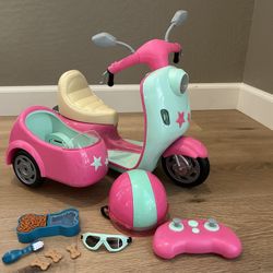 Remote Control Doll Scooter