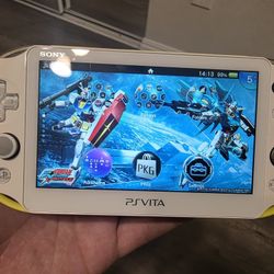 Playstation PS Vita Slim Lime Green 2000 Series Mod--bed Playstation Psp Video Game Console Ps vita
