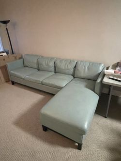 Leather couch