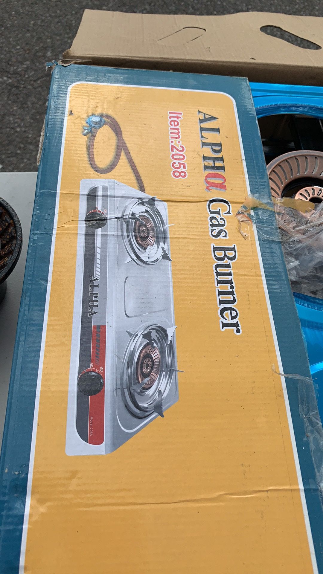 Two burner propane stove