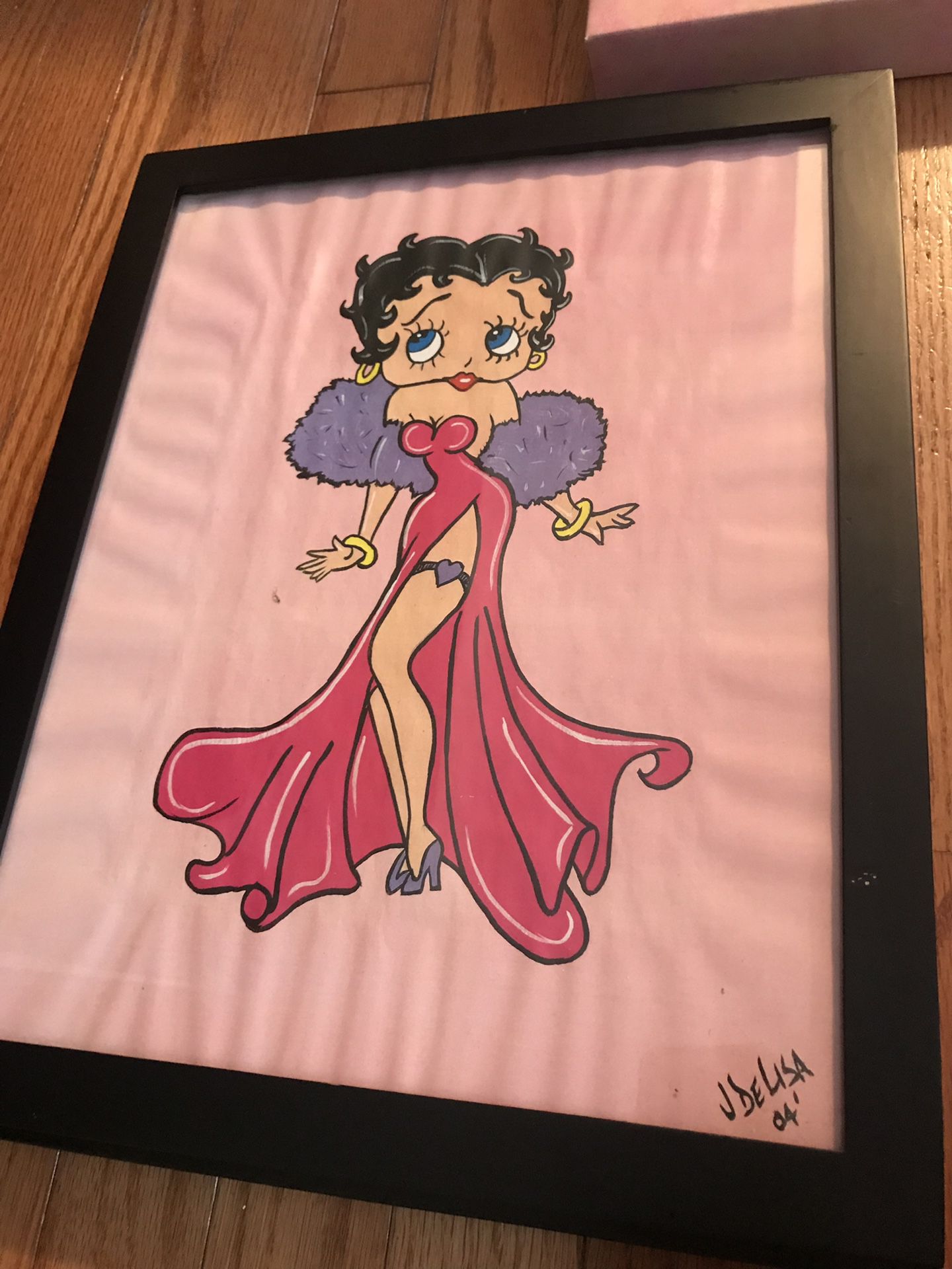 Betty boop painted picture