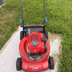 Toro Lawnmower Self Propelled and Smart Storage.