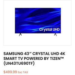 Samsung 43inch Smart TV