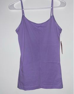 Purple Spaghetti Strap Cami Tank Top