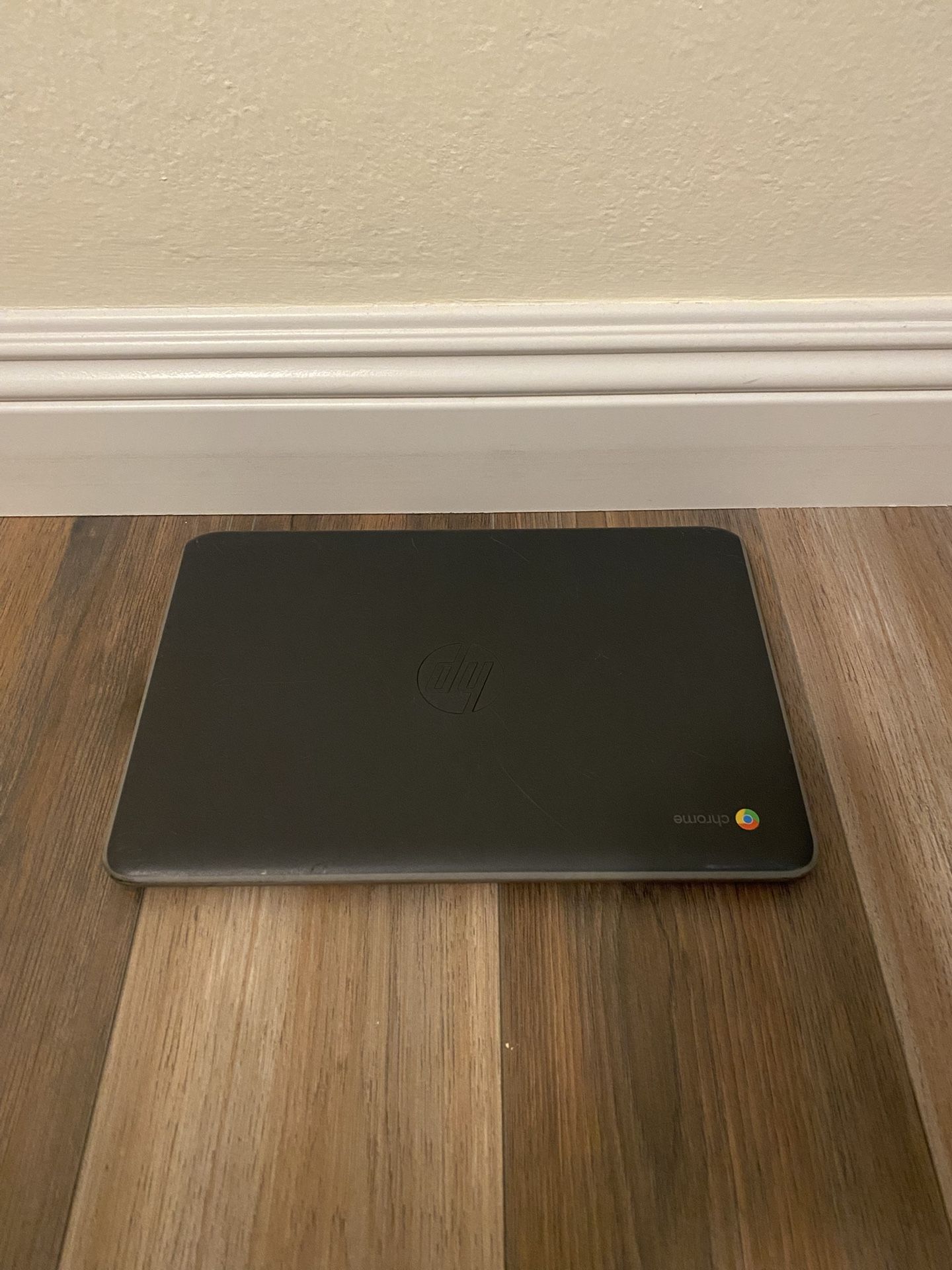 HP Chromebook with 11.6 inch screen, 16 GB Storage, and Type C USBs