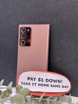 Samsung Galaxy Note 20 Ultra - Pay $5 DOWN AVAILABLE - NO CREDIT NEEDED