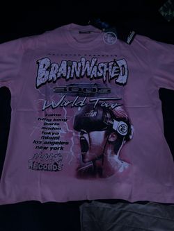 Hellstar Brainwashed World Tour T-Shirt (Pink) Size XL