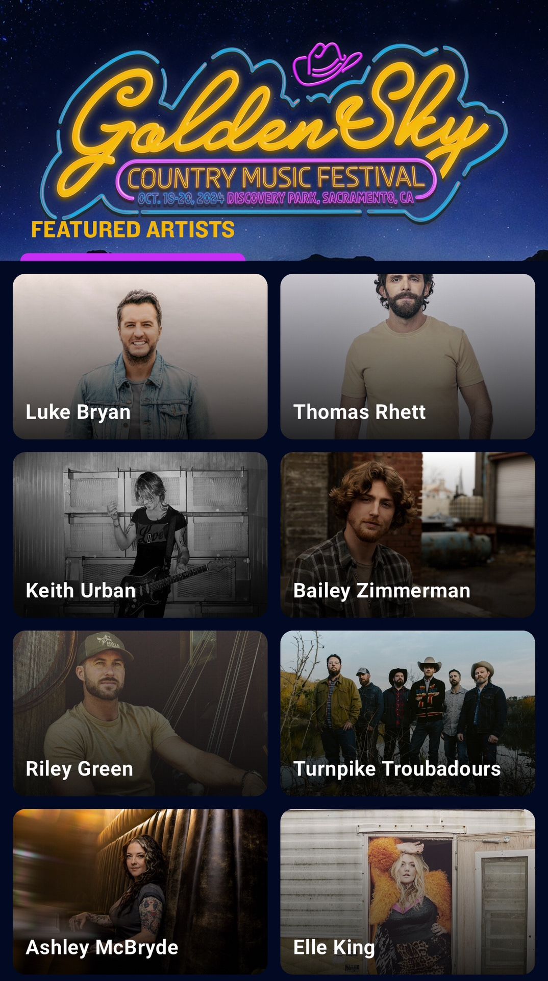 GoldenSky Country Music Festival